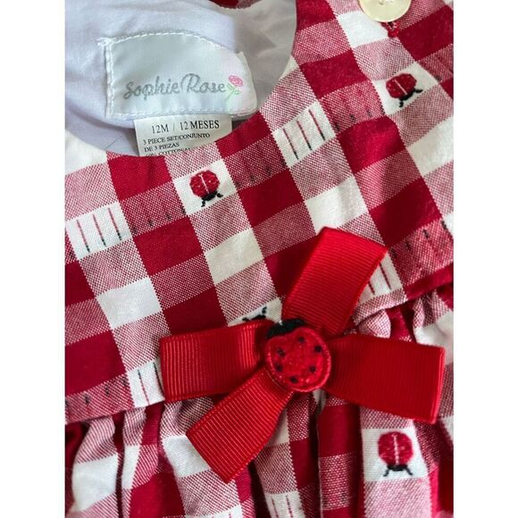 Sophie Rose Infant Baby Girls 12 Months Dress - Picture 2 of 3